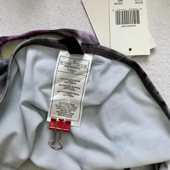 Island Escape NWT Tye Dye Swim Bottom Women 6 - Picture 8 of 9